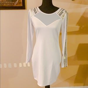 2b Bebe White Embellished